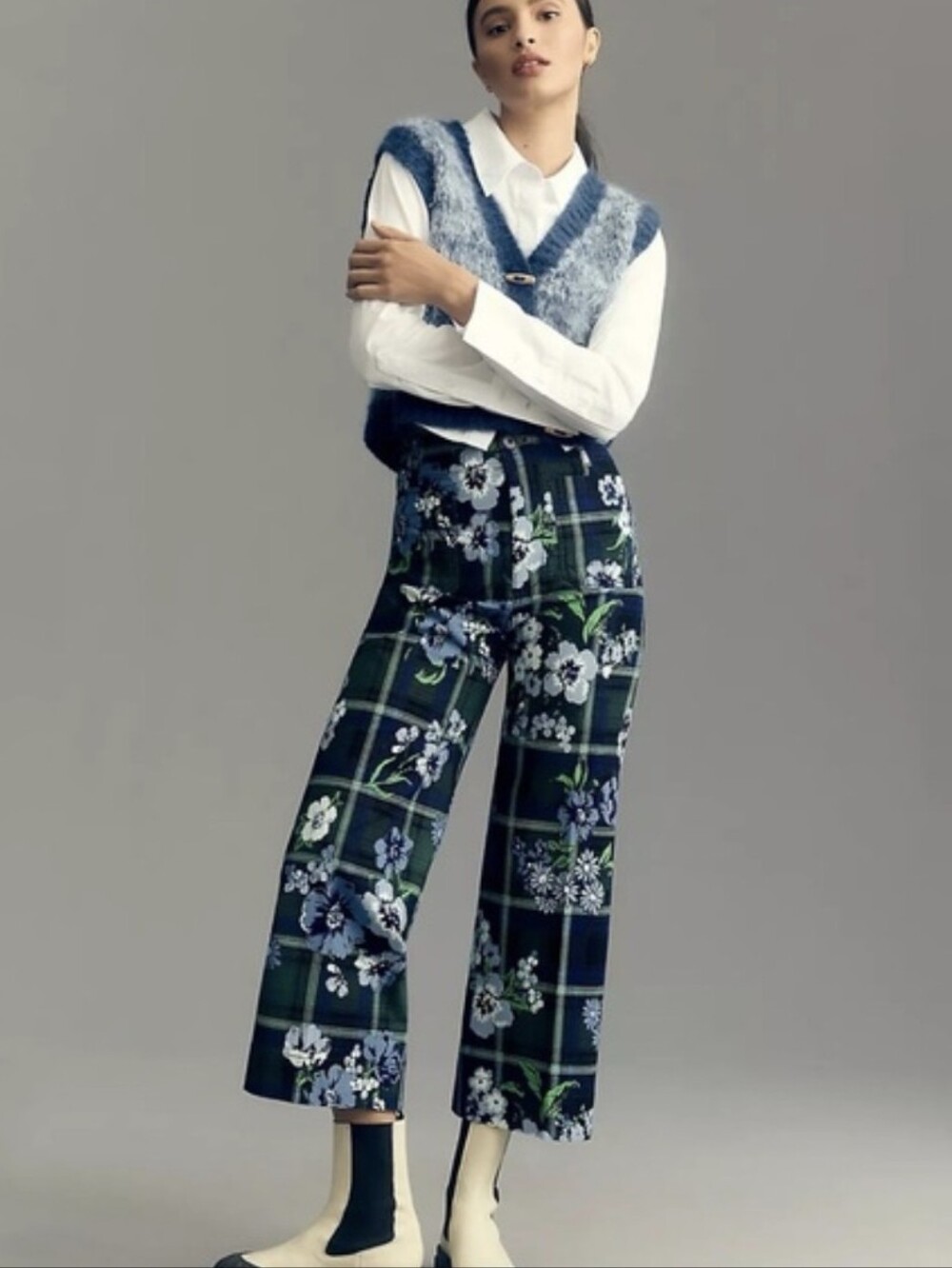 Anthropologie|Maeve Floral Pants SIze 32